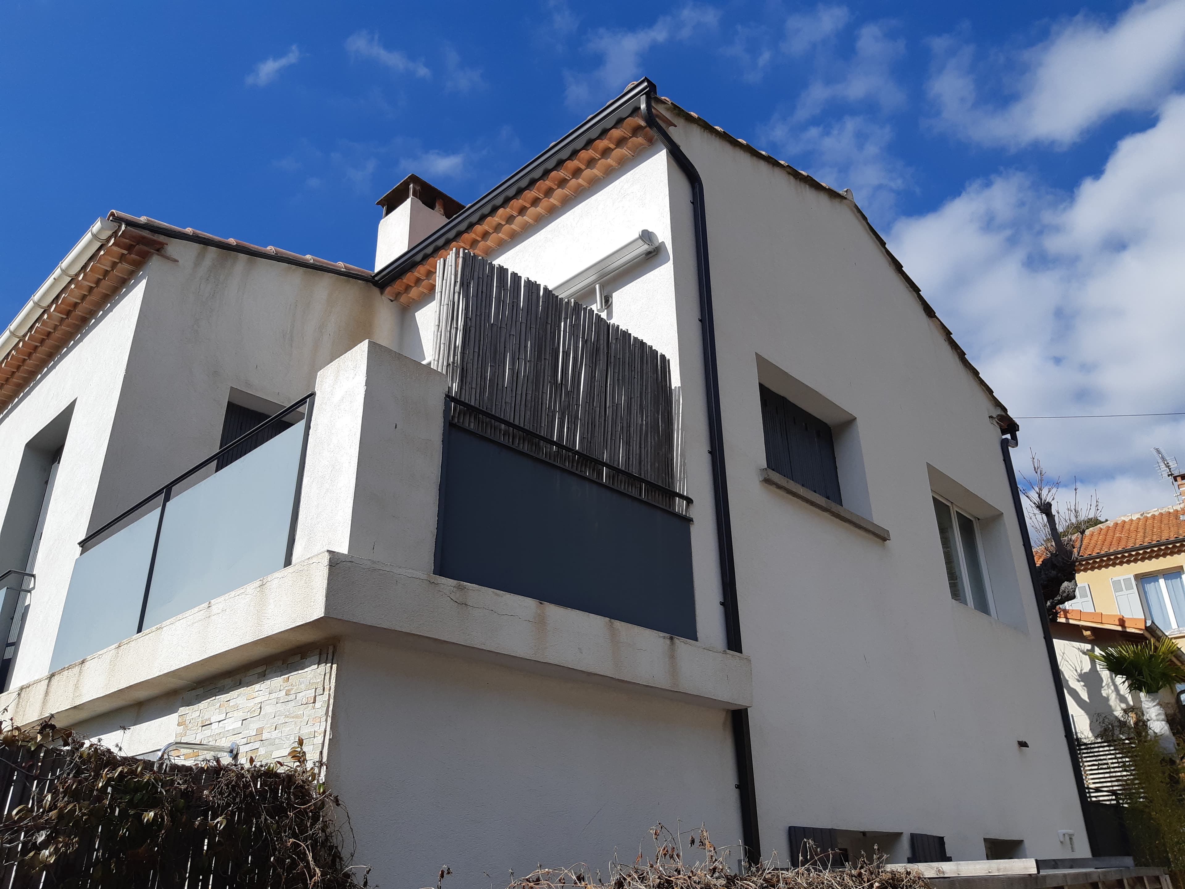 Gouttières aluminium Gris Ardoise