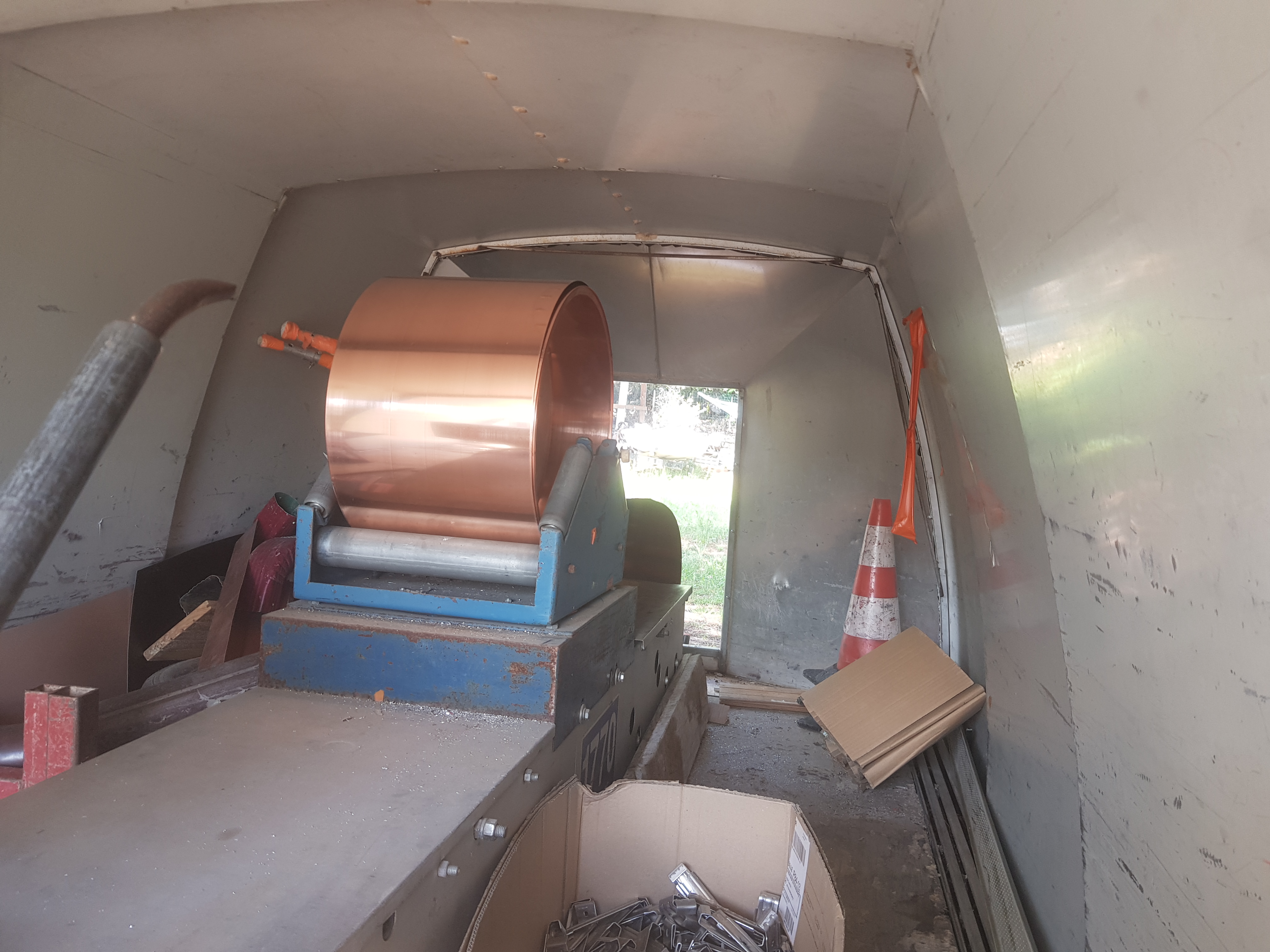 Mise en place de la bobine en Cuivre véritable