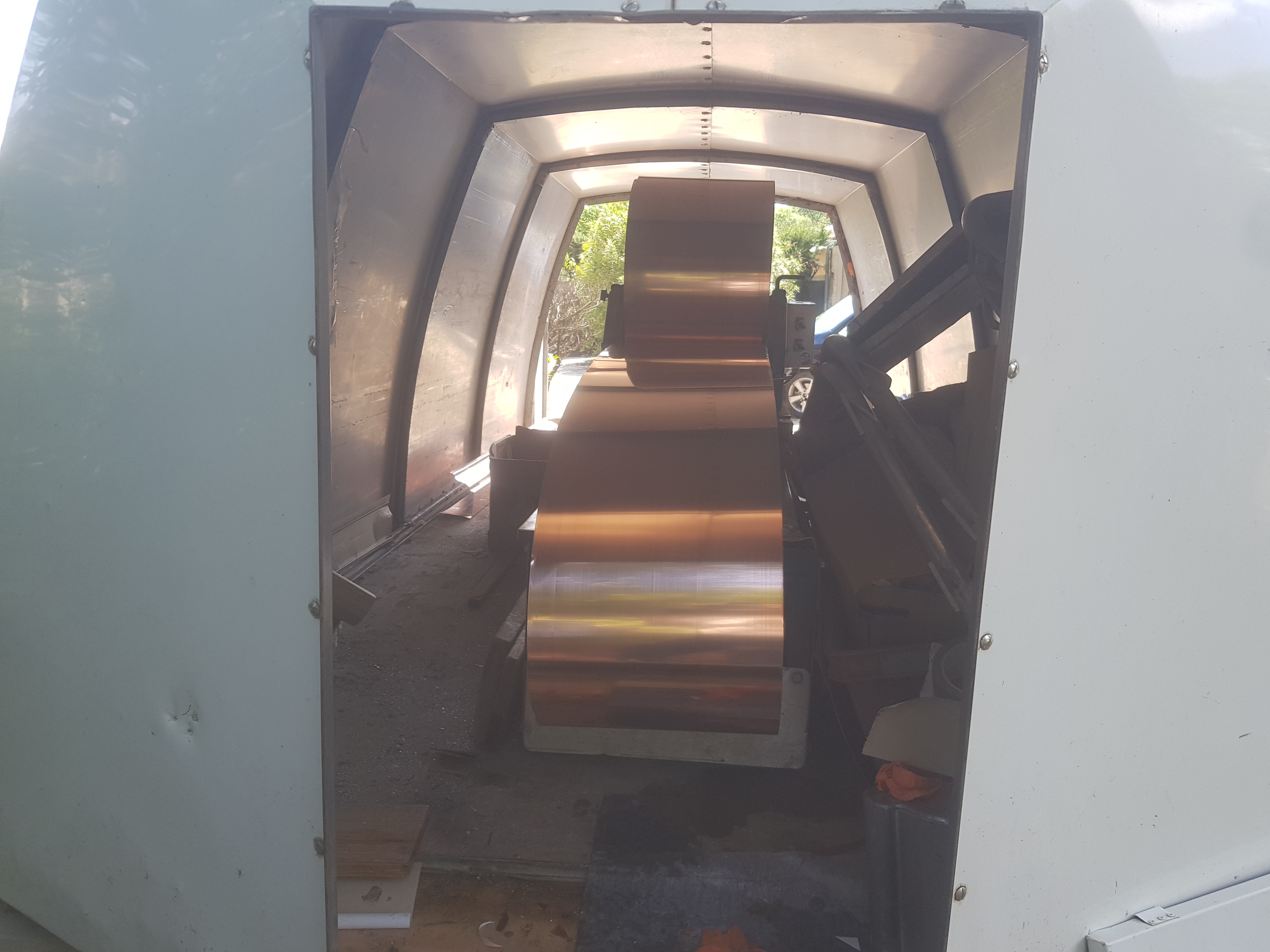 Mise en place de la bobine en Cuivre véritable